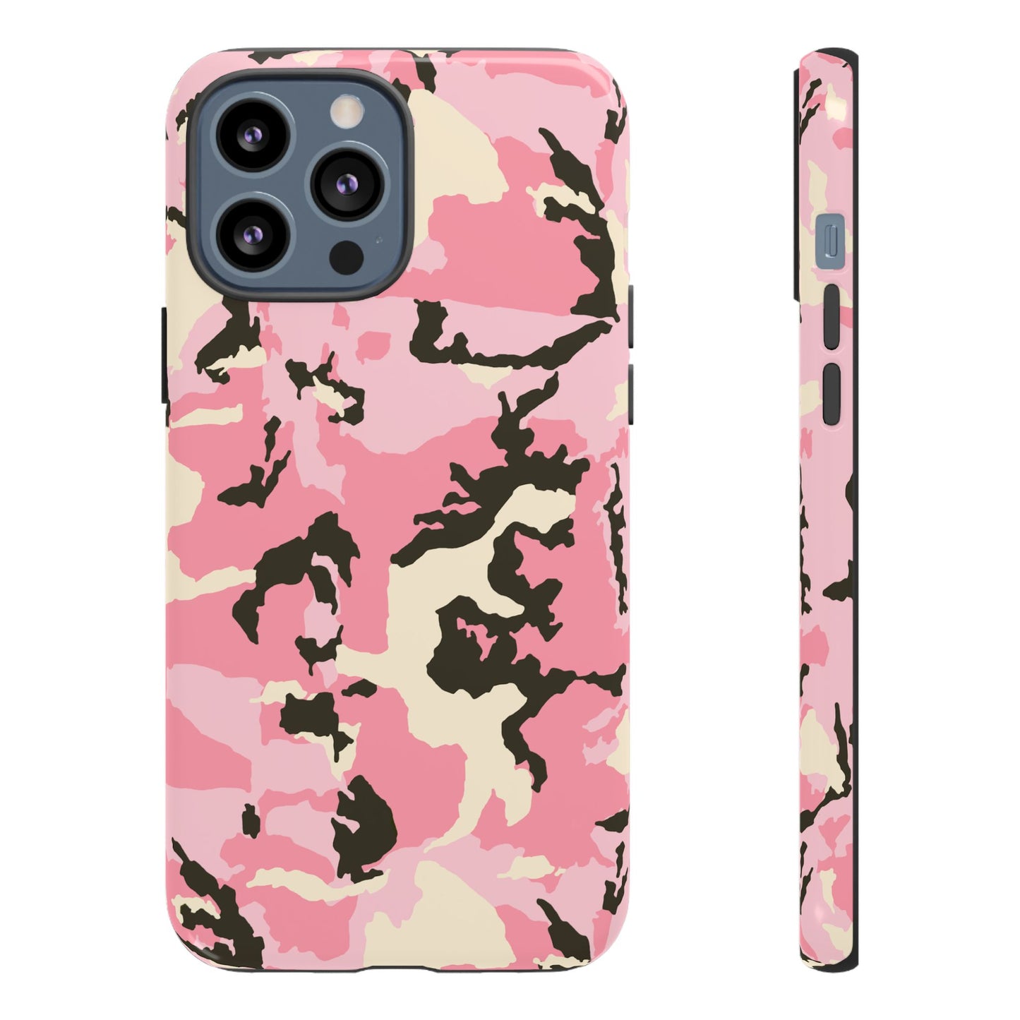 Stylish Pink Camouflage Phone Case – Tough Cases for Trendsetters
