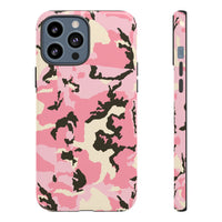 Stylish Pink Camouflage Phone Case – Tough Cases for Trendsetters