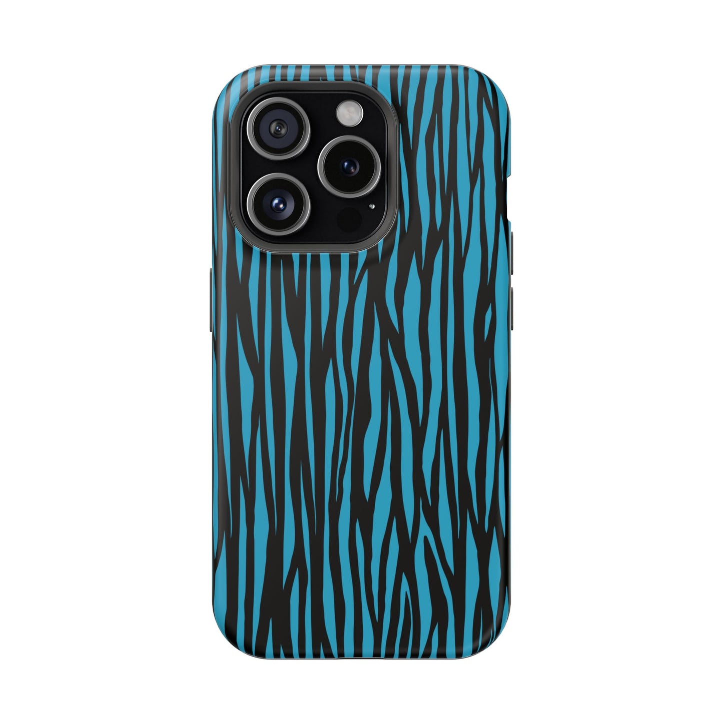 Zebra Print Magnetic Tough Case for iPhone - Durable & Stylish Phone Protection