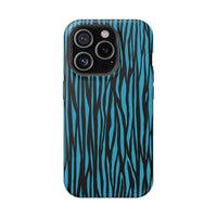 Zebra Print Magnetic Tough Case for iPhone - Durable & Stylish Phone Protection