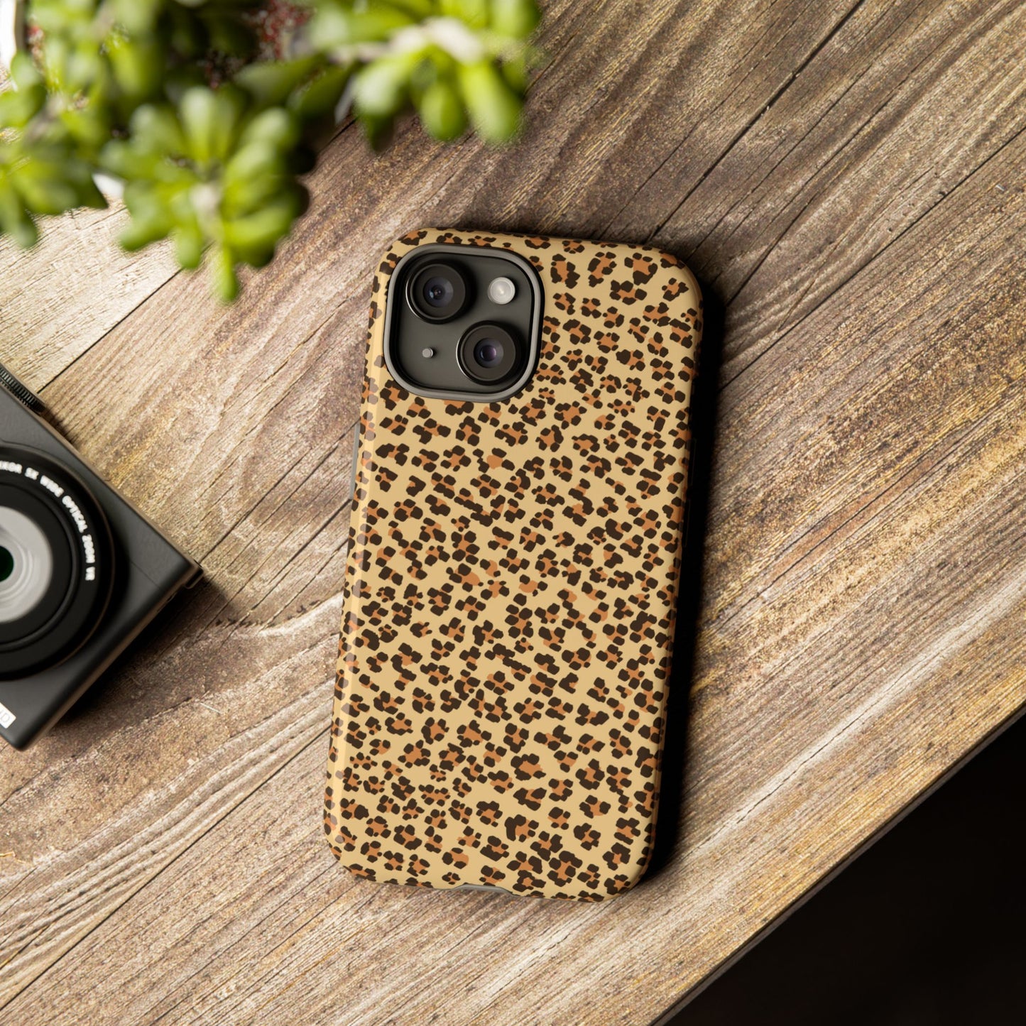 Wild Leopard Print Phone Case - Stylish & Durable Protection