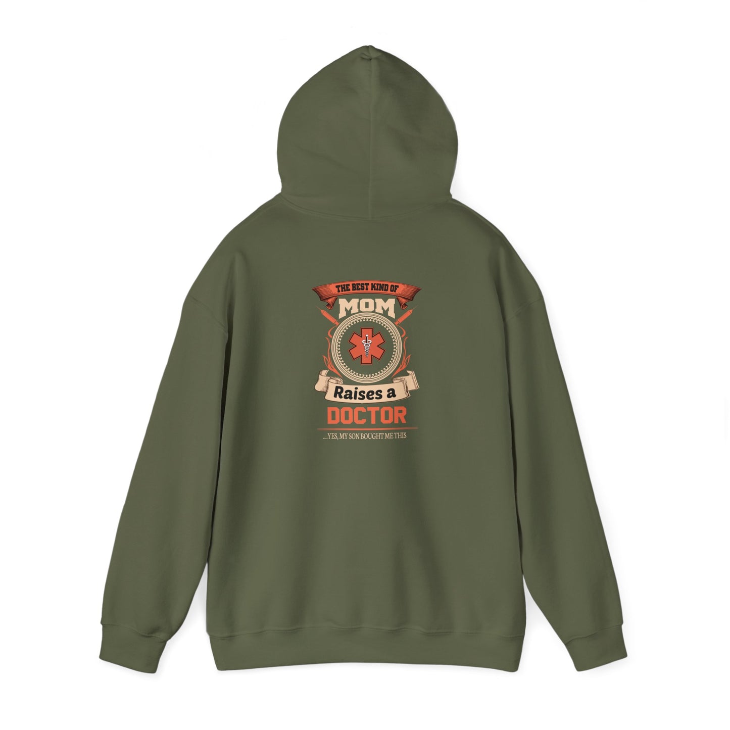 Mom Raises a Doctor Hooded Sweatshirt - Unisex Heavy Blend™