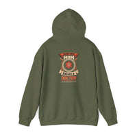 Mom Raises a Doctor Hooded Sweatshirt - Unisex Heavy Blend™