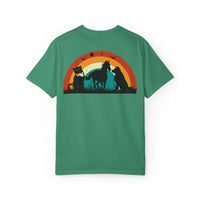 Rainbow Animal Scene Unisex T-Shirt - Nature Lover's Gift