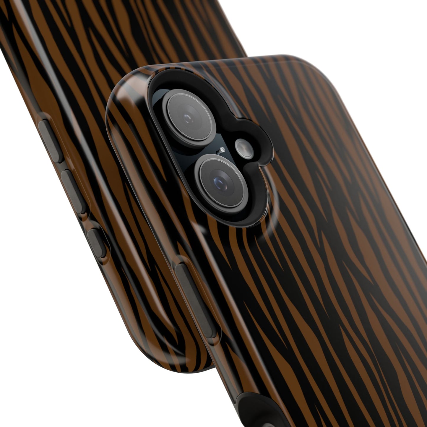 Stylish Magnetic Tough Phone Case - Bold Striped Design