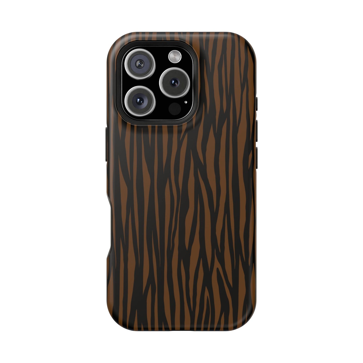 Stylish Magnetic Tough Phone Case - Bold Striped Design