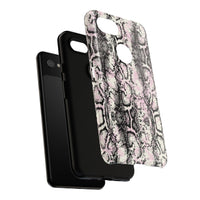 Stylish Snake Print Phone Case - Tough Protection for Trendsetters
