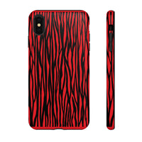 Bold Zebra Print Phone Case - Tough Protection for Trendsetters