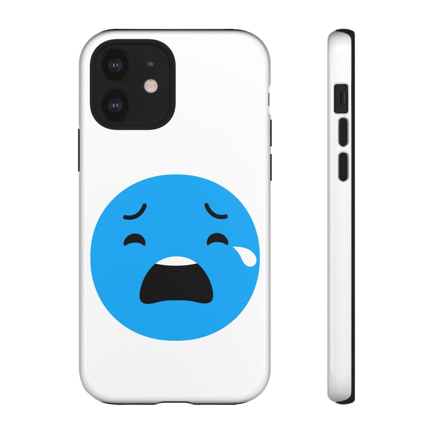 Funny Sad Face Phone Case - Tough and Stylish