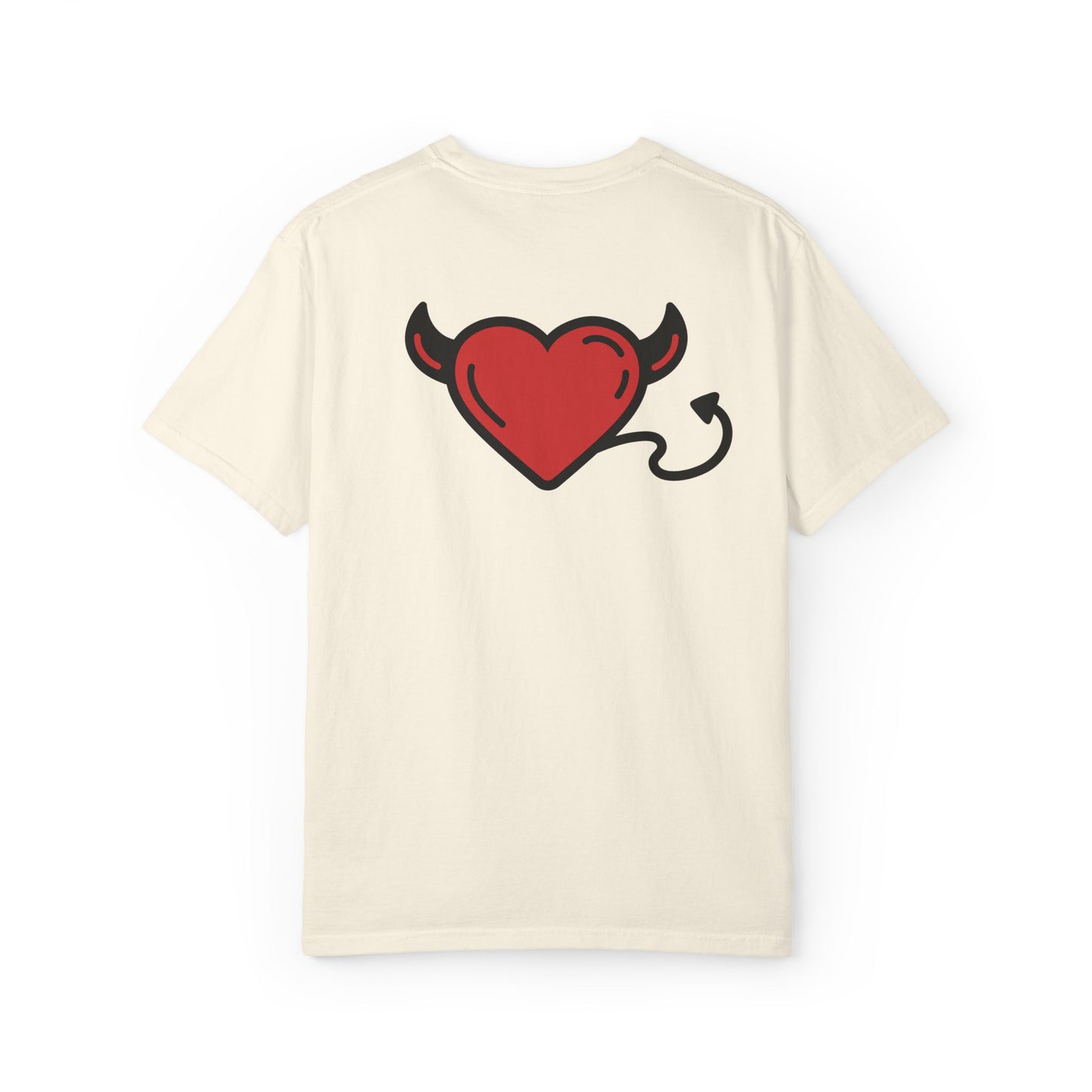 Devilish Love T-Shirt | Unisex Garment-Dyed Tee for Casual Style