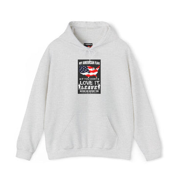 American Flag Hoodie, Patriotic Sweatshirt, Veterans Gift, July 4th Apparel, Unisex Clothing