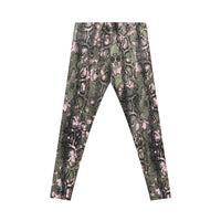 Stylish Snake Print Leggings for Women - Casual Comfort and Trendy Vibes