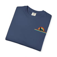 Unisex Cat & Dog Sunset Graphic T-Shirt - Casual Animal Lover Tee