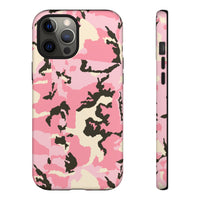 Stylish Pink Camouflage Phone Case – Tough Cases for Trendsetters