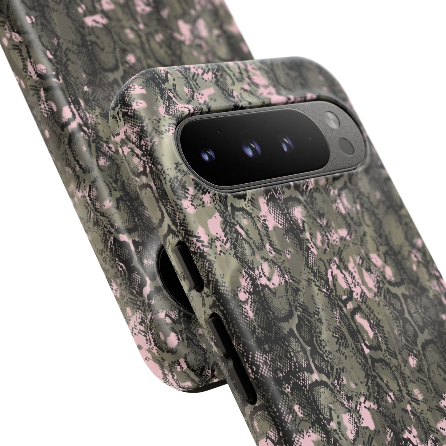 Stylish Snake Print Phone Case for Tough Protection