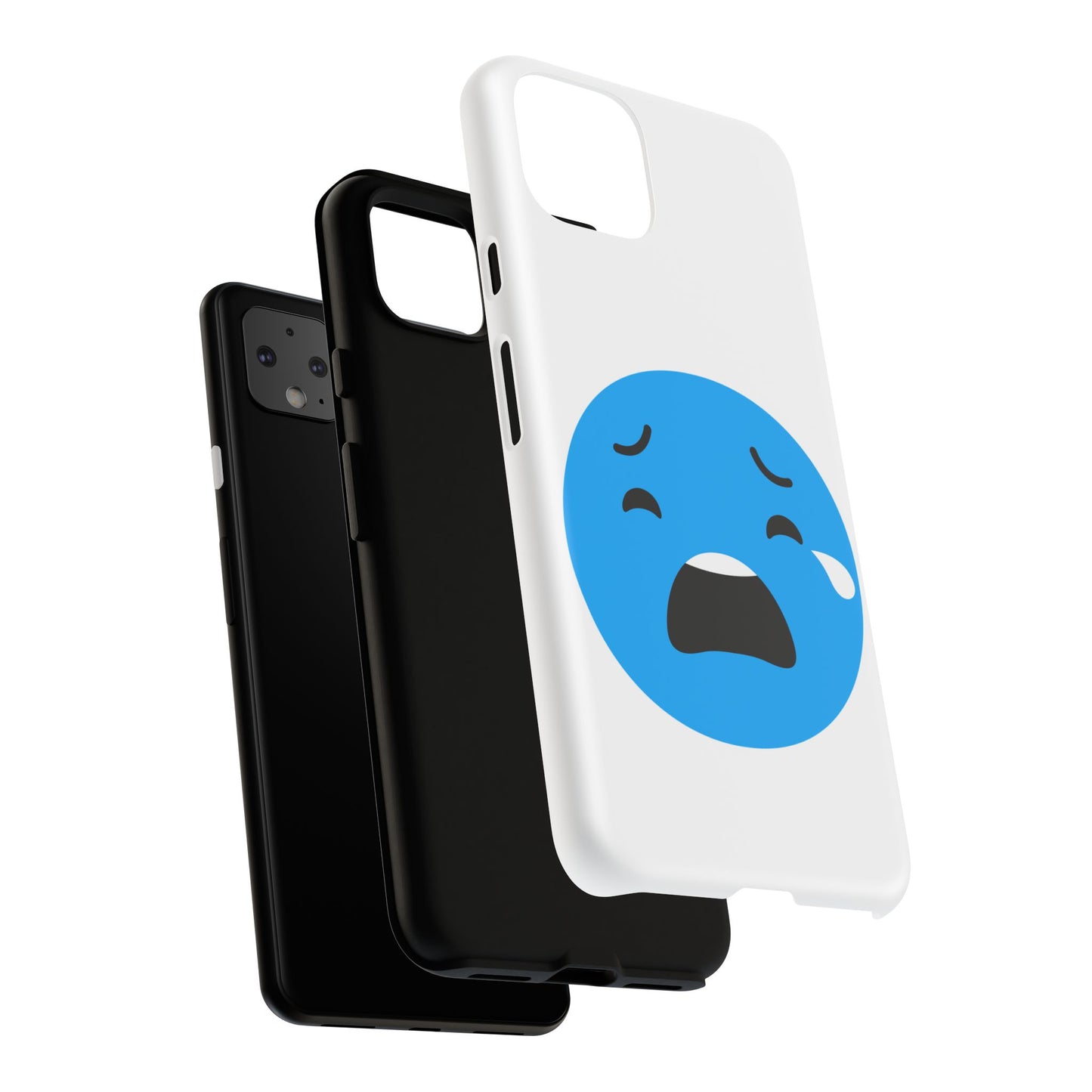 Funny Sad Face Phone Case - Tough and Stylish