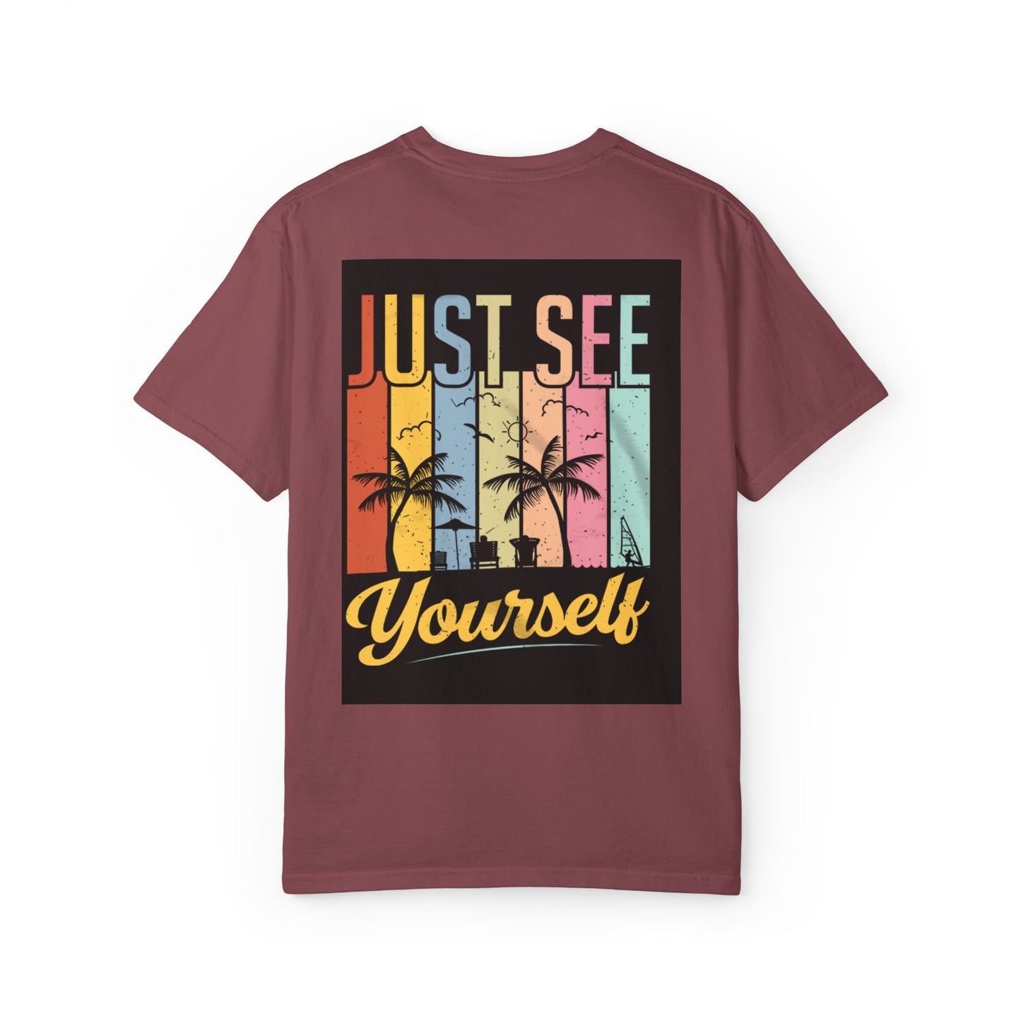 Retro Beach Vibes Unisex T-Shirt, Summer Casual Tee, Gift for Beach Lovers, Vacation Wear, Inspirational Graphic Tee, FUN