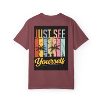 Retro Beach Vibes Unisex T-Shirt, Summer Casual Tee, Gift for Beach Lovers, Vacation Wear, Inspirational Graphic Tee, FUN