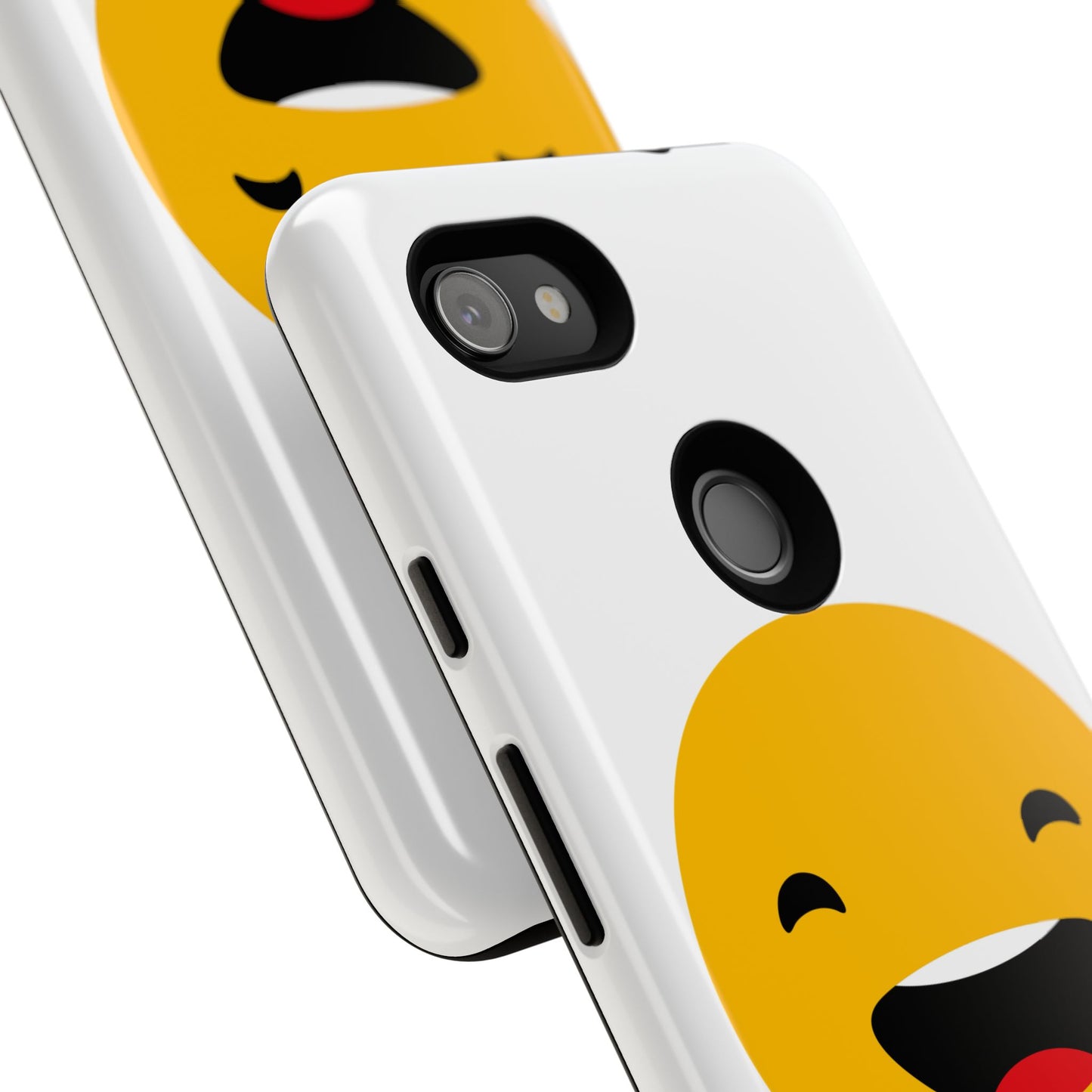 Happy Face Tough Phone Case - Durable Protection with Smile Design