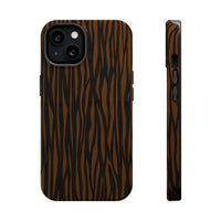Stylish Magnetic Tough Phone Case - Bold Striped Design
