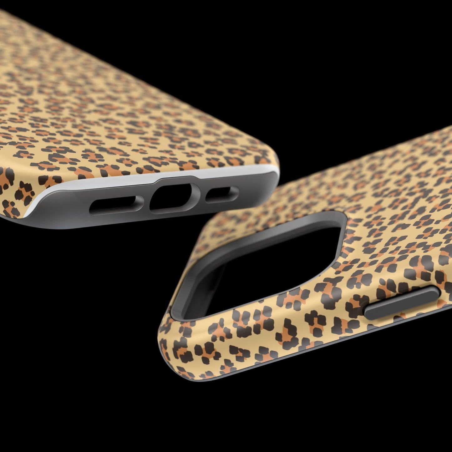 Leopard Print Magnetic Tough Case for iPhone – Bold Style, Rugged Protection  Make a fierce statement while keeping your iPhone safe with this stylish and durable magnetic tough case featuring a trendy leopard print design.