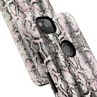 Stylish Snake Print Phone Case - Tough Protection for Trendsetters