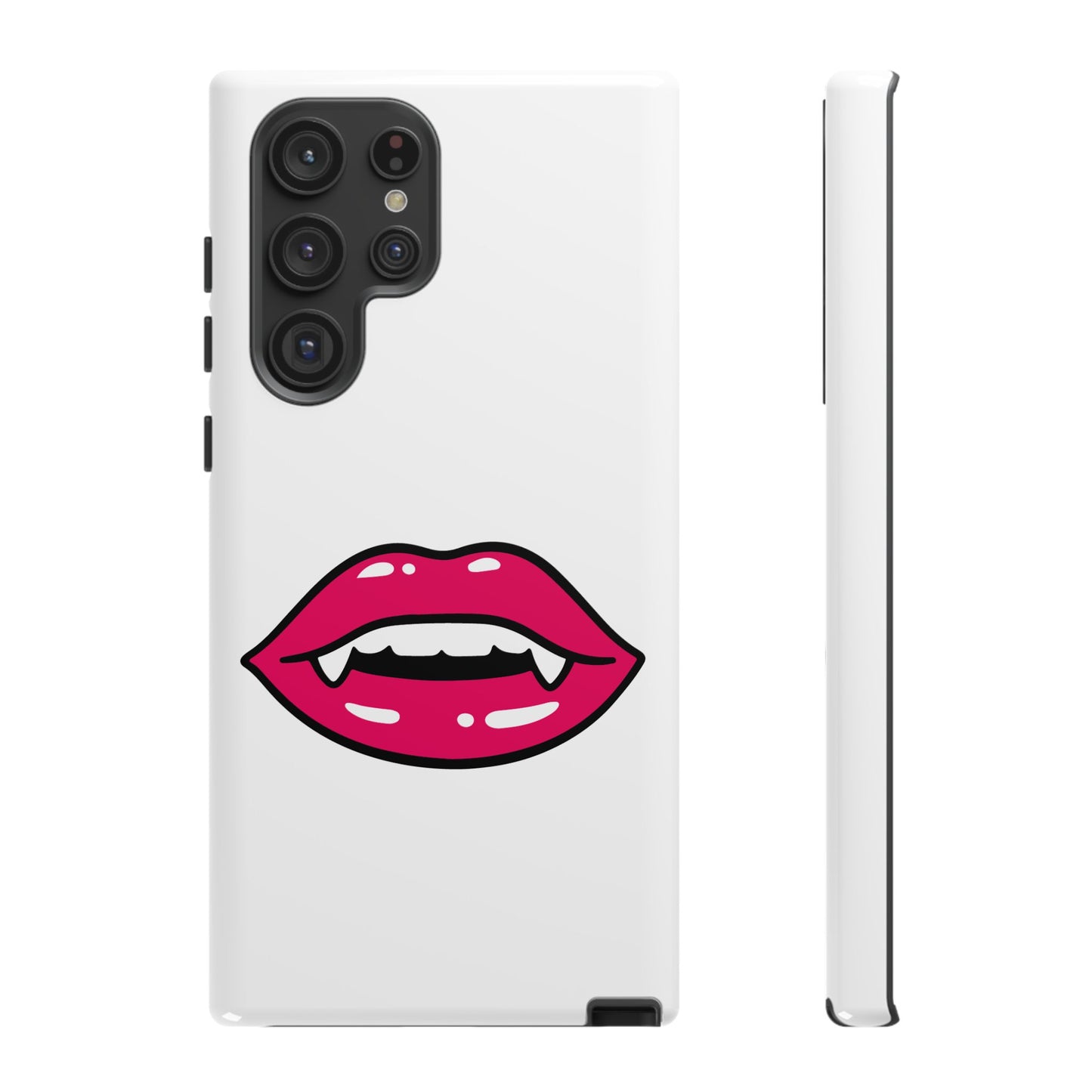 Vampire Mouth Phone Case - Tough Cases for Halloween, Gift for Spooky Lovers, Quirky Phone Accessories, Fun Tech Gear