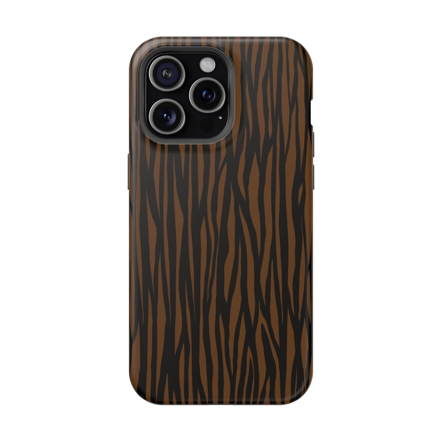 Stylish Magnetic Tough Phone Case - Bold Striped Design