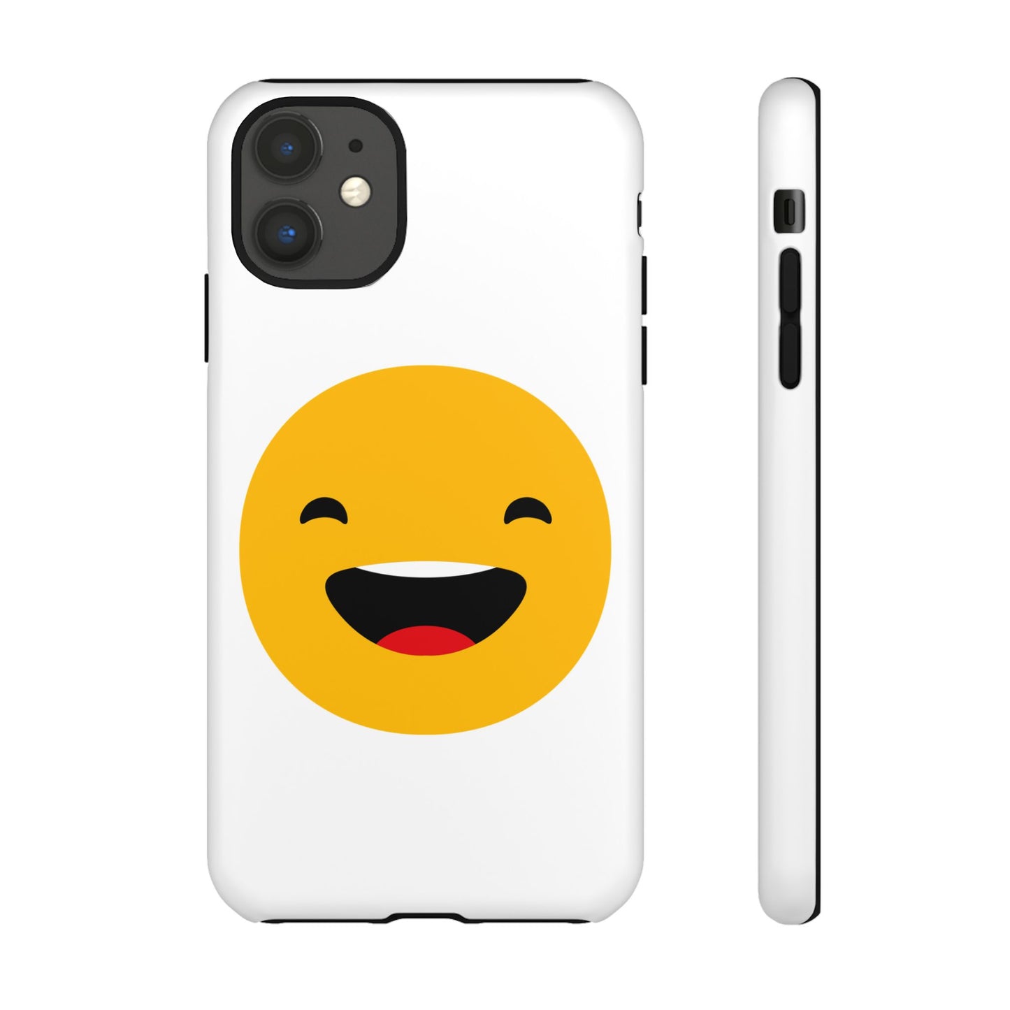 Happy Face Tough Phone Case - Durable Protection with Smile Design