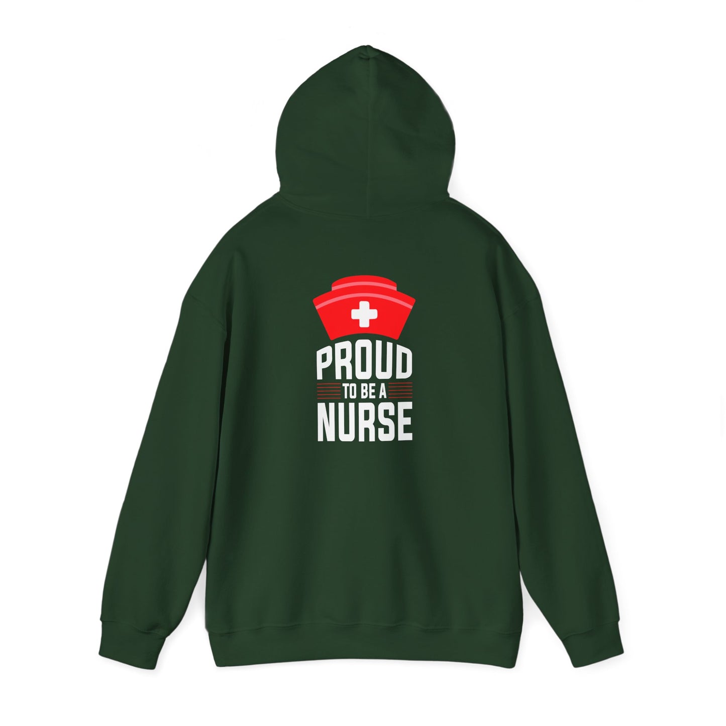 Nurse Life Hoodie - Unisex Heavy Blend™ Sweatshirt with Red Cross Design