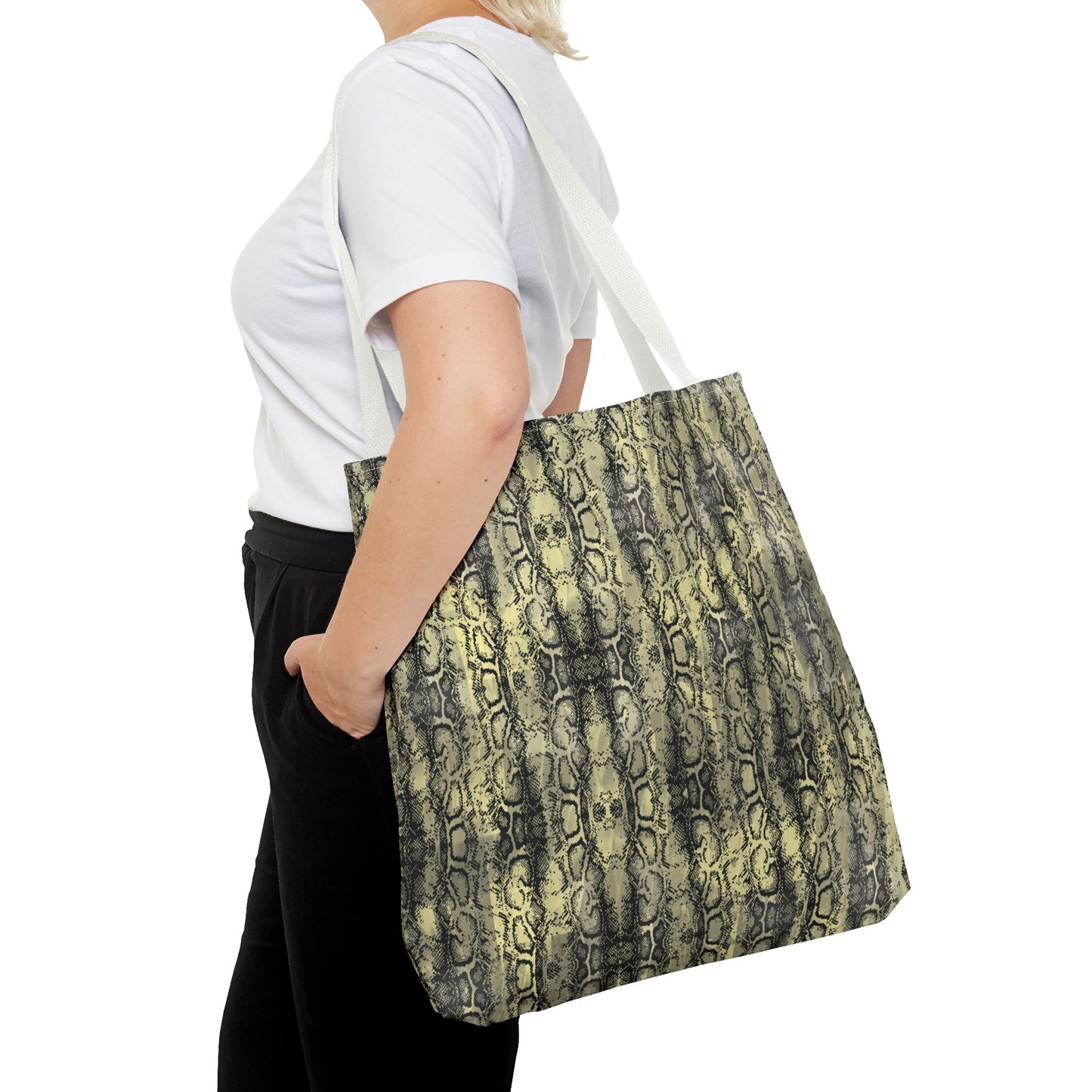 Stylish Snake Print Tote Bag – Eco-Friendly, Perfect for Everyday Use