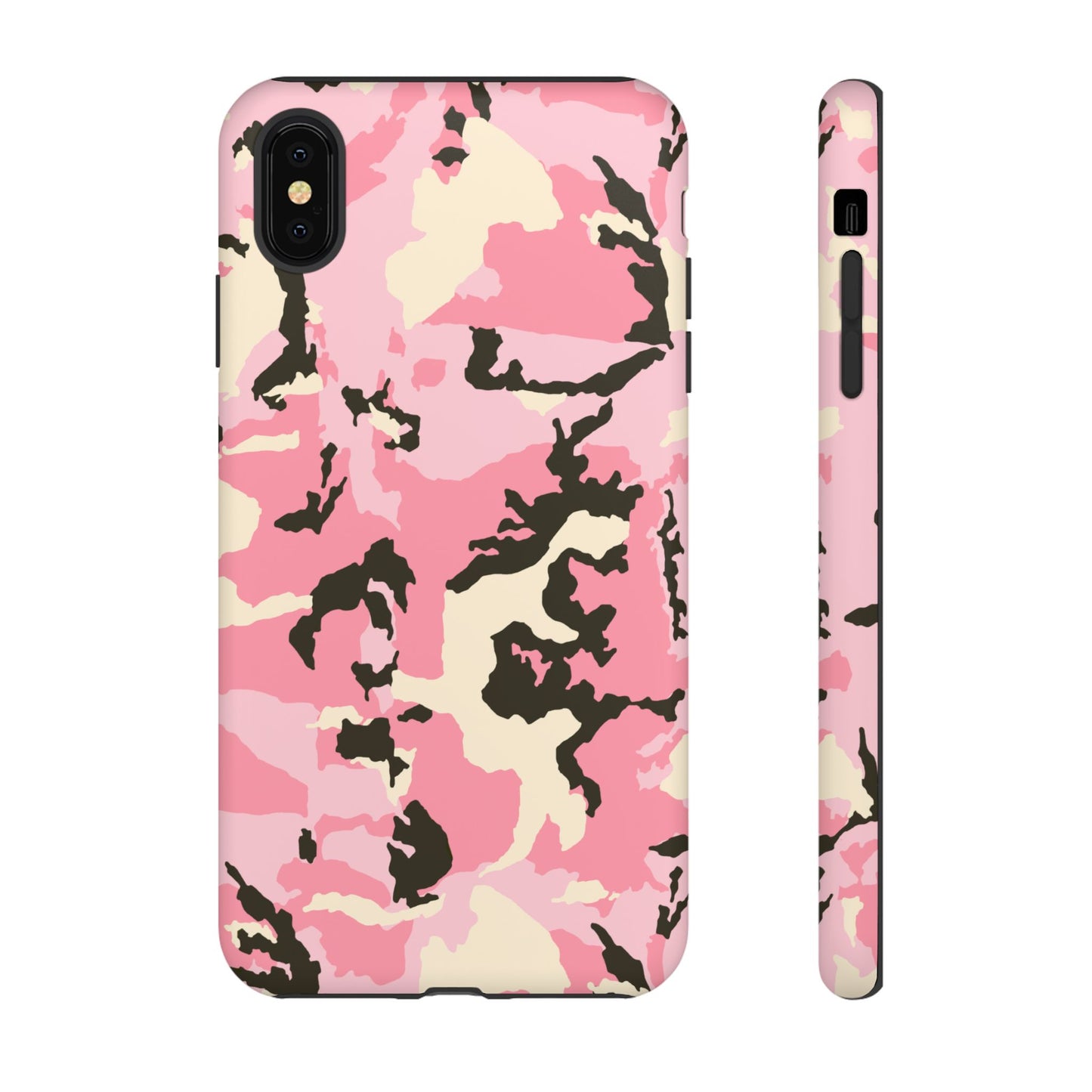 Stylish Pink Camouflage Phone Case – Tough Cases for Trendsetters