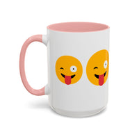 Playful Emoji Coffee Mug | Fun Yellow Faces 11oz & 15oz