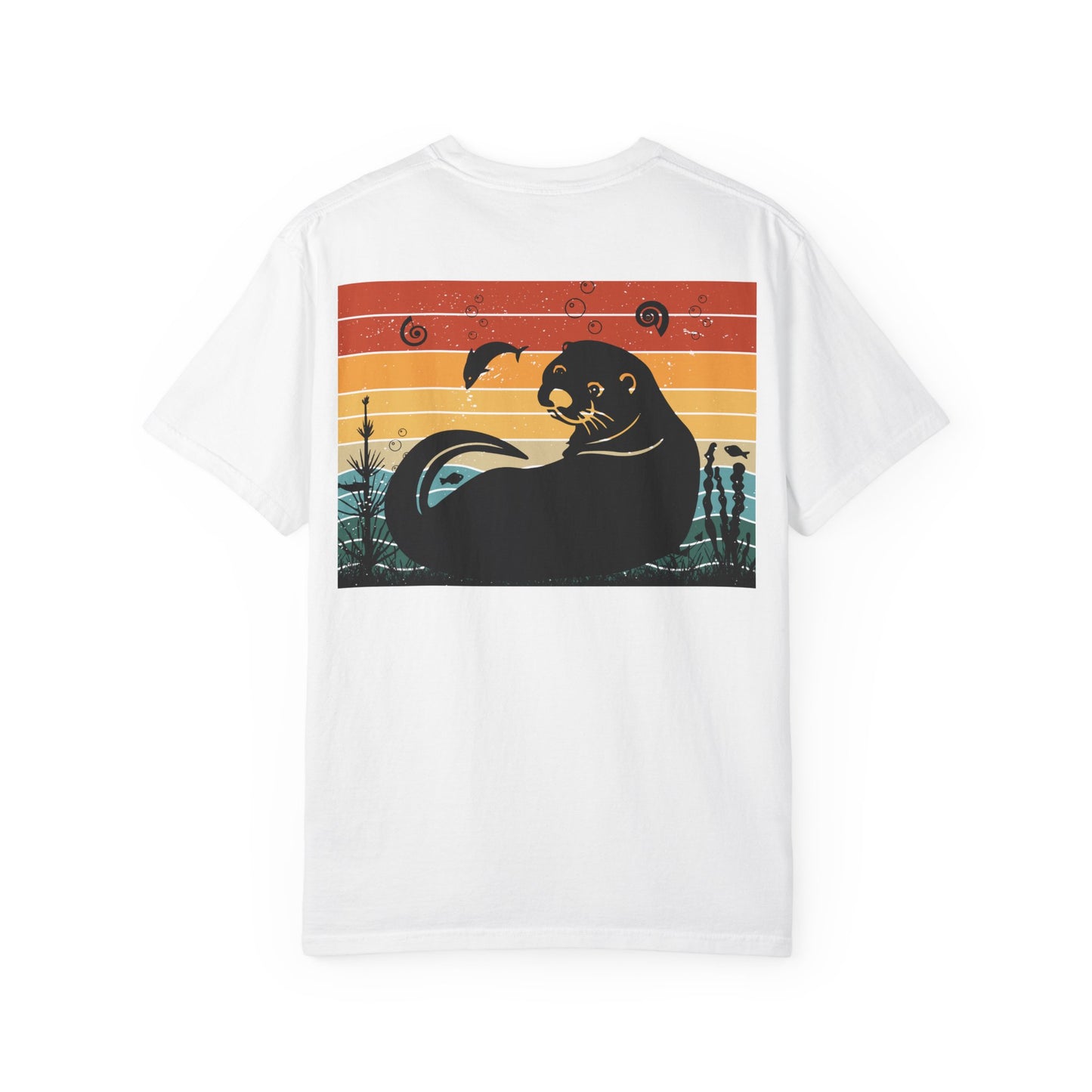 Retro Otter Graphic Unisex T-Shirt – Perfect for Animal Lovers