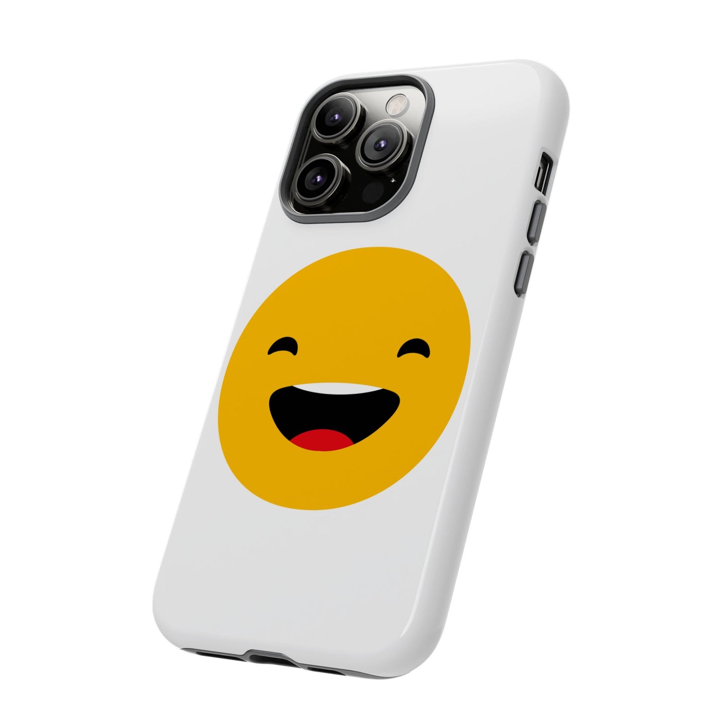 Happy Face Tough Phone Case - Durable Protection with Smile Design
