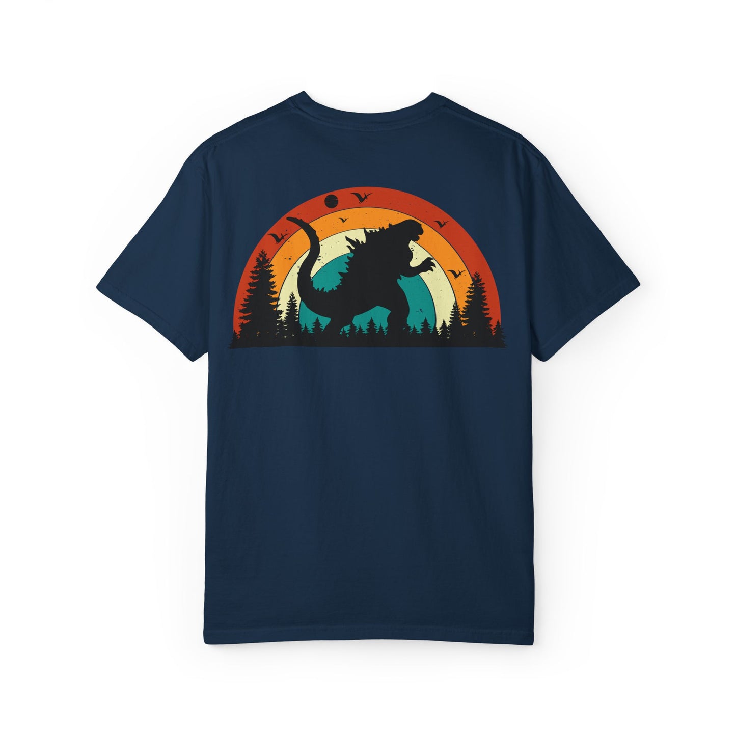 Retro Sunset Dinosaur Unisex T-Shirt