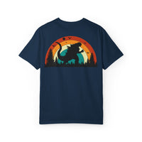 Retro Sunset Dinosaur Unisex T-Shirt