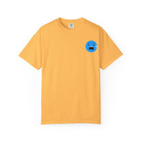 Unisex Garment-Dyed T-Shirt with Sad Emoji Design
