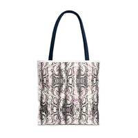 Elegant Python Print Tote Bag - Stylish and Trendy Carryall for Everyday Use