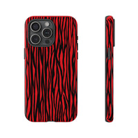 Bold Zebra Print Phone Case - Tough Protection for Trendsetters