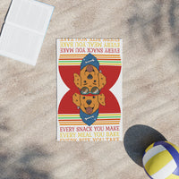 Fun Dog-Themed Beach Towel - Perfect for Pet Lovers and Summer Days
