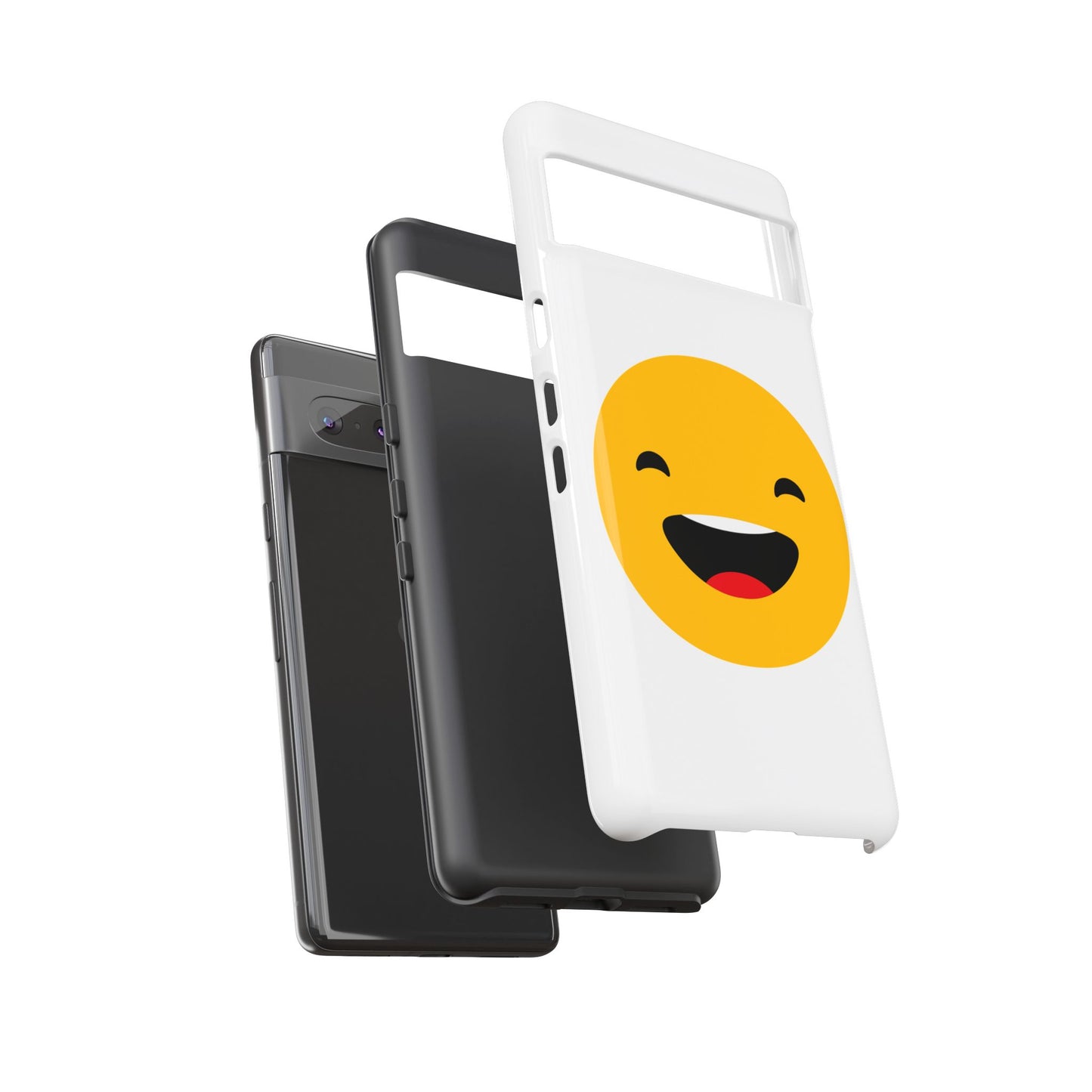 Happy Face Tough Phone Case - Durable Protection with Smile Design