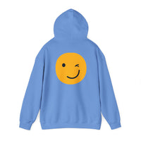Smiley Face Unisex Hooded Sweatshirt - Fun and Cozy