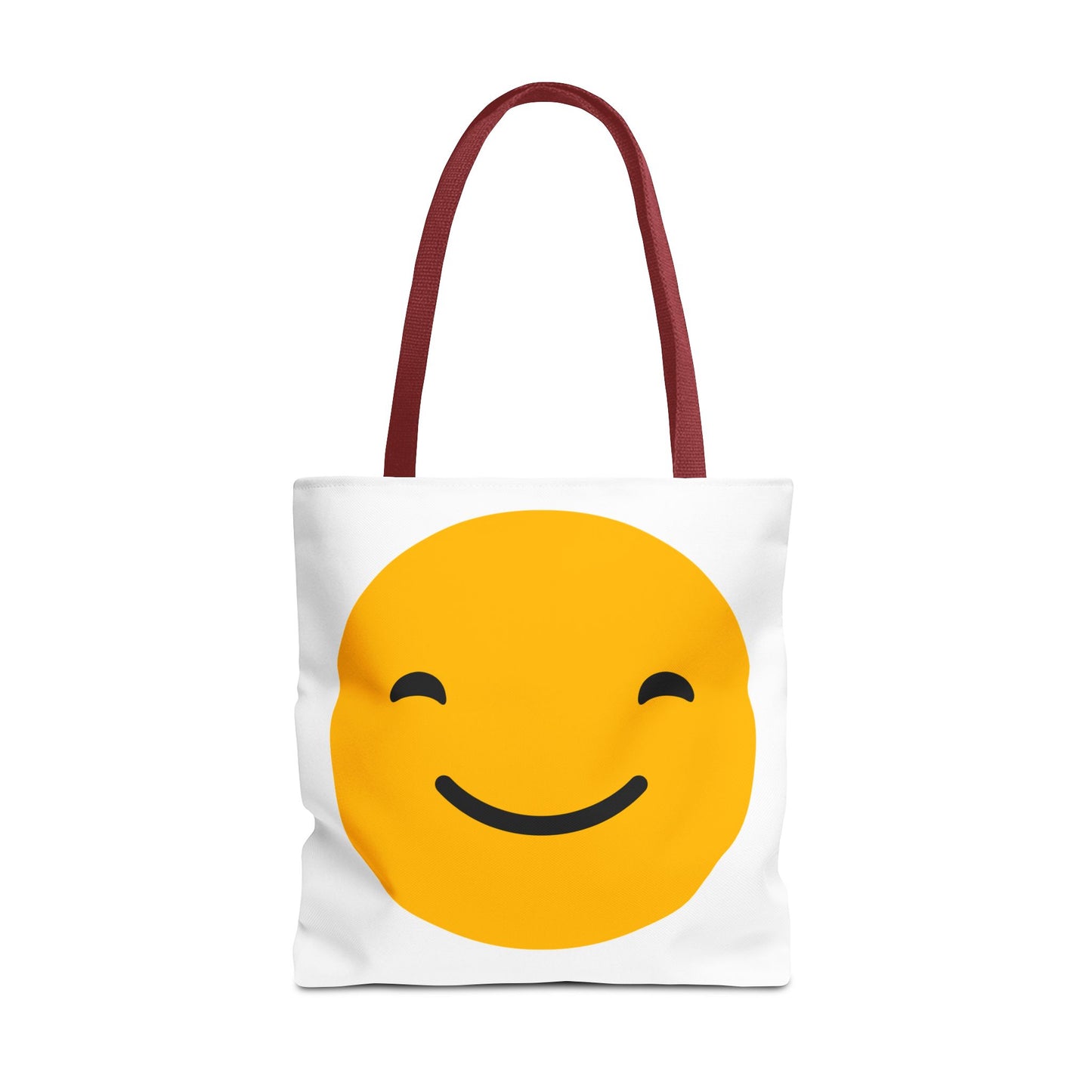 Smile & Frown Reversible Tote Bag - Cute Canvas Bag for Everyday Use