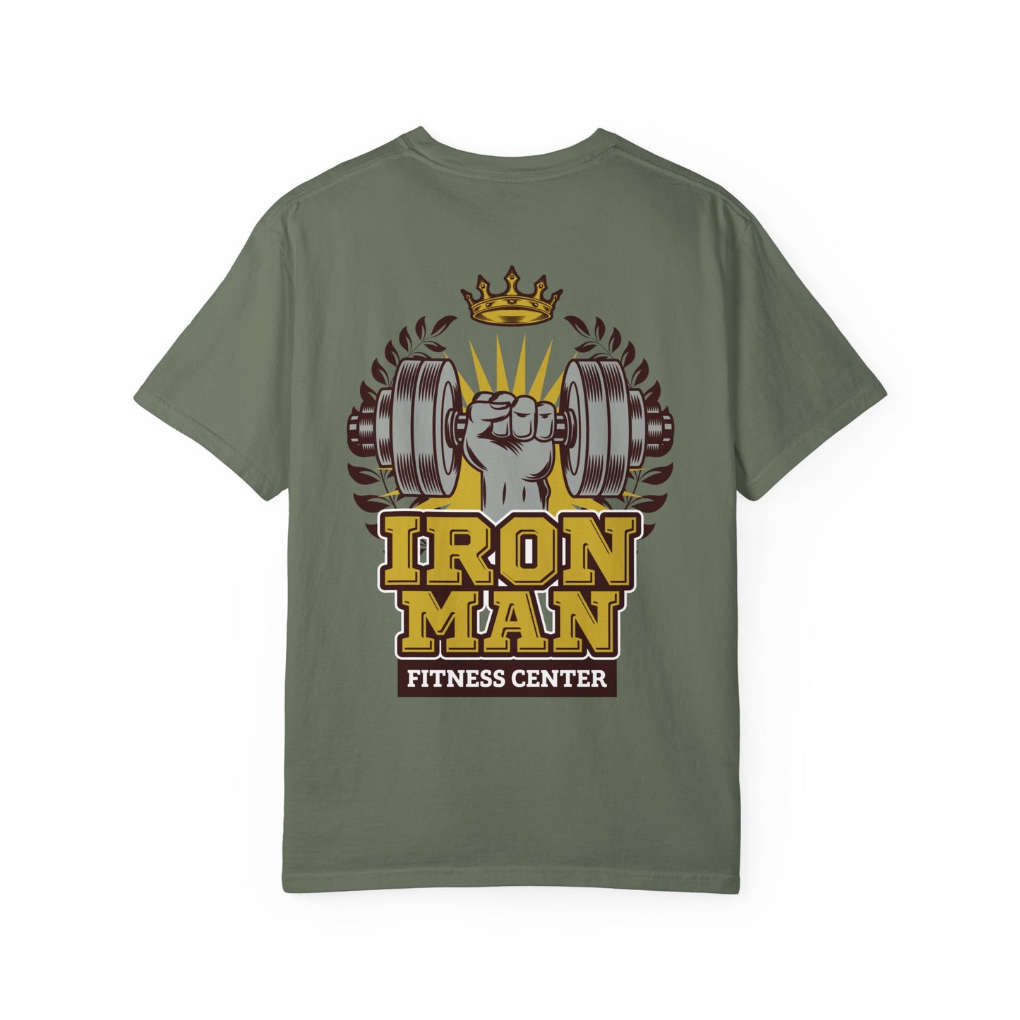 Unisex Iron Man Fitness Center T-Shirt - Motivational Workout Tee