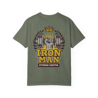 Unisex Iron Man Fitness Center T-Shirt - Motivational Workout Tee