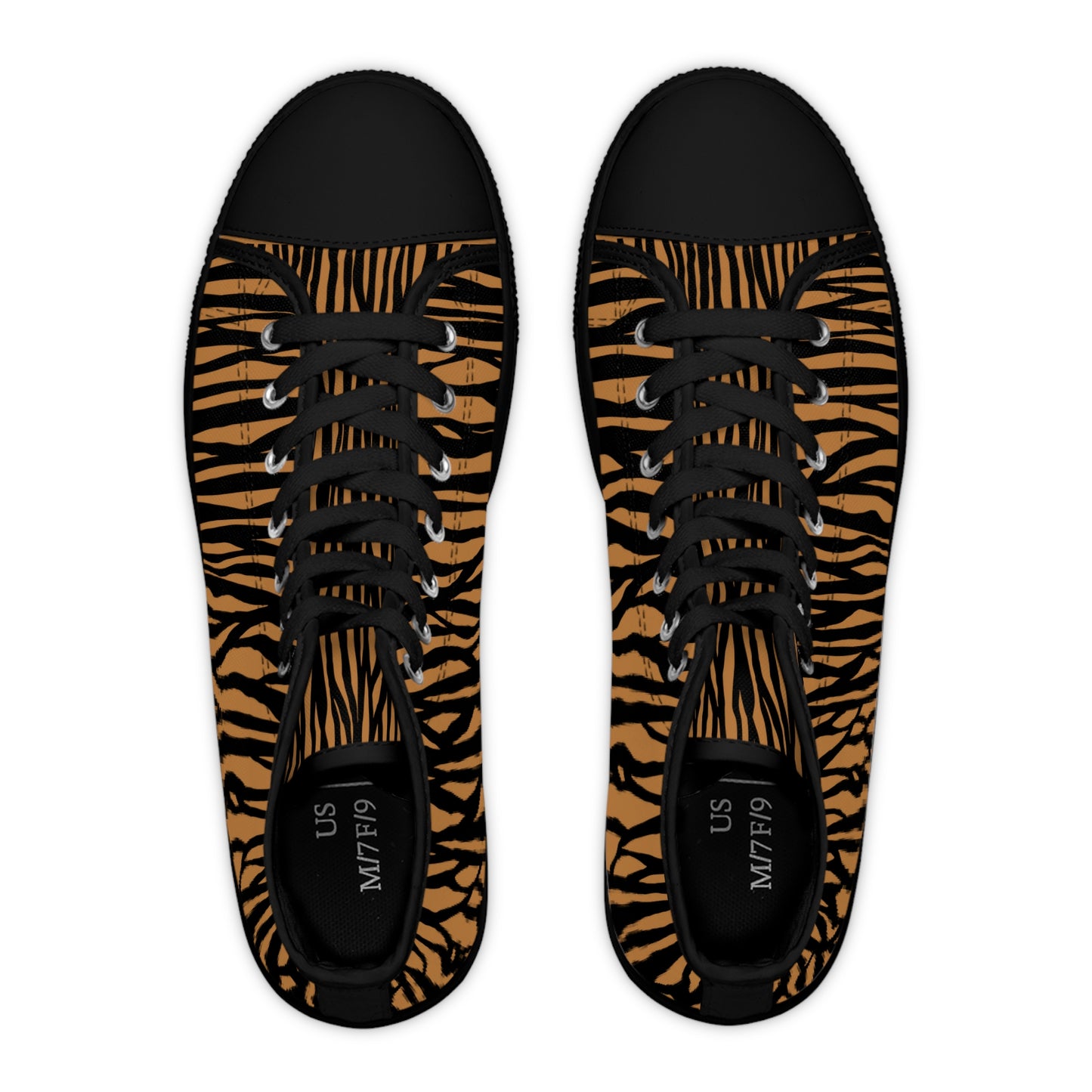 Tiger Print High Top Sneakers for Women - Bold and Stylish Footwear