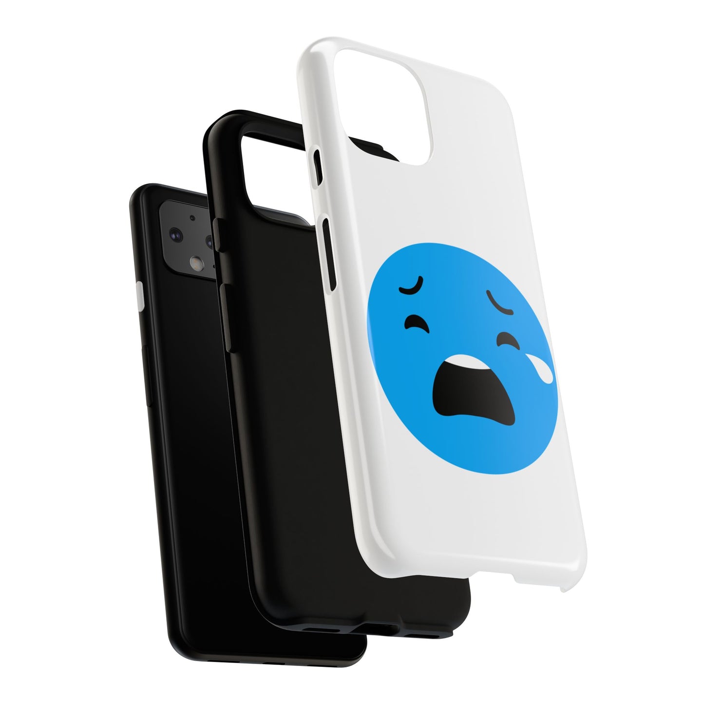 Funny Sad Face Phone Case - Tough and Stylish