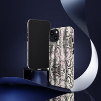 Stylish Snake Print Phone Case - Tough Protection for Trendsetters