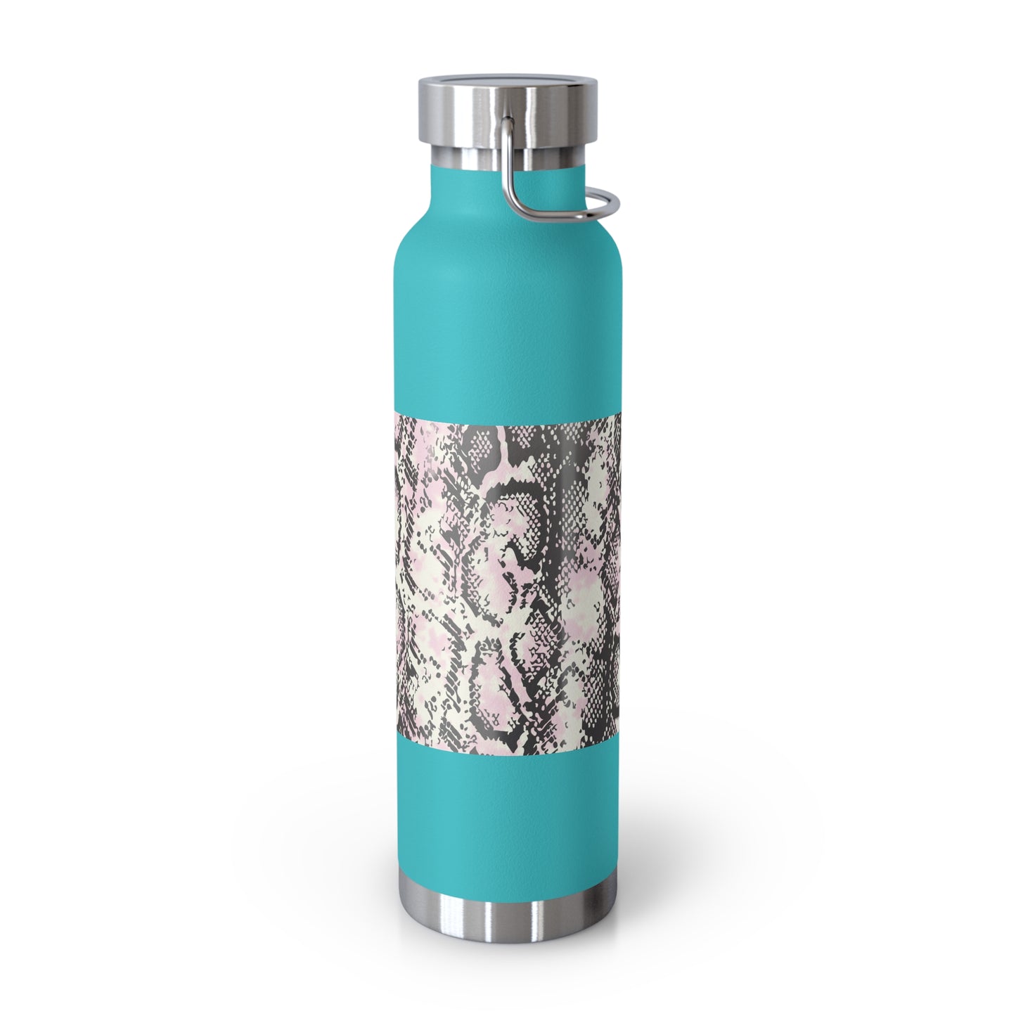 Trendy Snakeskin Insulated Water Bottle - 22oz - Perfect for Travel & Outdoor Adventures